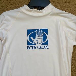 Youth Brand New Body Glove Swim Wear Rashguard Top Shirt Size 12